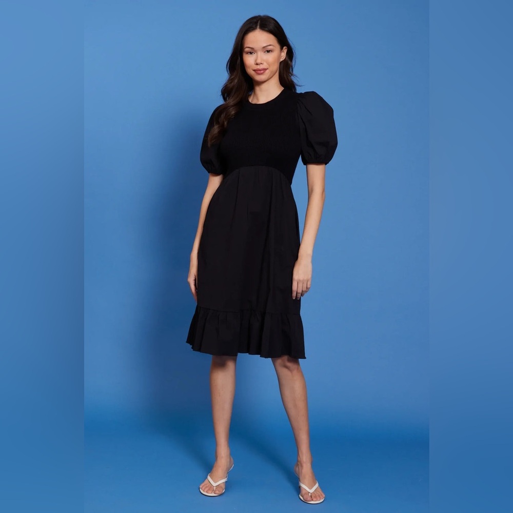 Lucy Paris Mela Mixed Knit Dress
